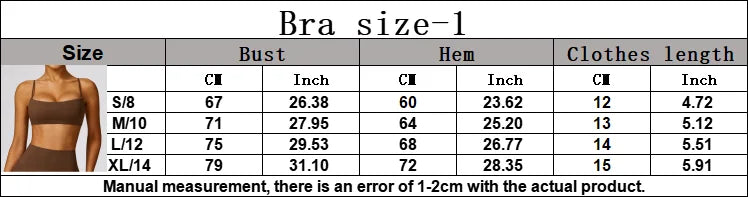 Push Up Sport Bra Top